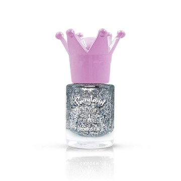 Garden Fairyland Kindernagellack Glitzer Silber Jiny 1, 7.5 ml