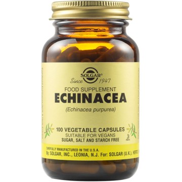 Solgar Echinacea , 100 Vegetable Capsules