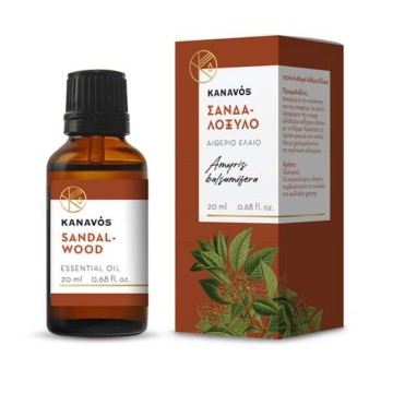 Kanavos Essential Oil Sandalwood 20ml Kanavos Essential Oil Sandalwood 20ml