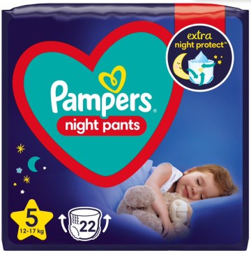 Pampers Night Pants No5 (12-17кг) 22 шт.