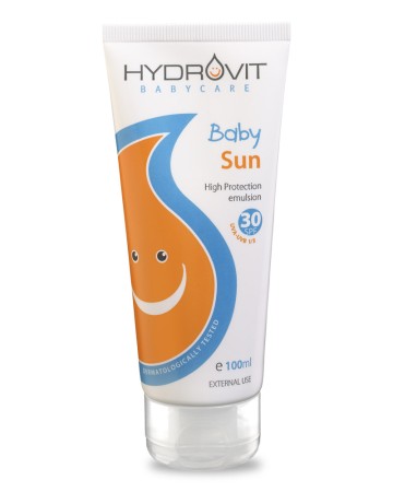 Hydrovit Baby Sun SPF30 Emulsion, Crème Solaire Bébé 100ml