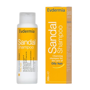 Evdermia Sandal Shampoo, Σμηγματορρυθμιστικό Σαμπουάν για Λιπαρά Μα... Evdermia Sandal Shampoo, Σμηγματορρυθμιστικό Σαμπουάν για Λιπαρά Μα...