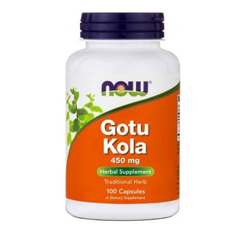 Now Foods Gotu Kola 450mg 100 كبسولات نباتية