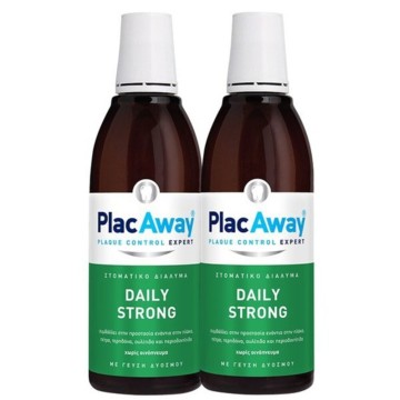 Plac Away Promo Daily Strong Care Mouthwash 2x500ml