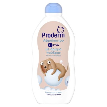 Proderm Kids Αφρόλουτρο 3+ ετών με Άρωμα Πούδρας 500ml