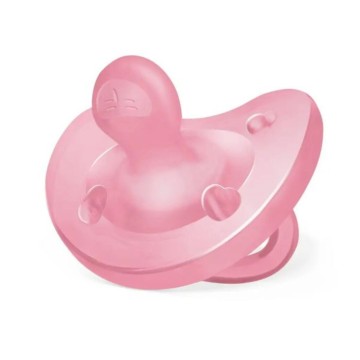 Chicco Physio Forma Soft Πιπίλα Ολο Σιλικόνη Ροζ 6-16m, 1 τεμάχιο Chicco Physio Forma Soft Πιπίλα Ολο Σιλικόνη Ροζ 6-16m, 1 τεμάχιο