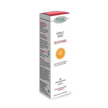 Power Health Vita-C Kids Stevia Pêche 20 Comprimés Effervescents