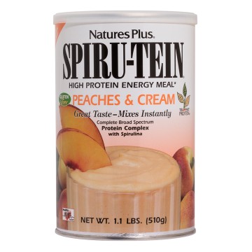 Natures Plus Spiru-Tein Peaches & Cream, 510G