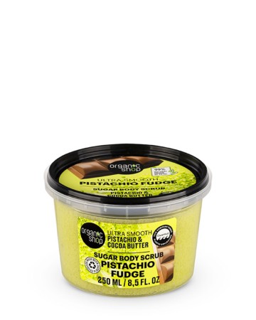 Organic Shop Sugar Body Scrub Pistachio Fudge με Φιστίκι & Βούτυρο ...