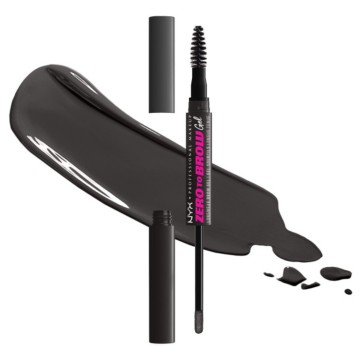 Nyx Professional Makeup Zero to Brow Longwear Gel 08 Black 2ml Nyx Professional Makeup Zero to Brow Longwear Gel 08 Black 2ml