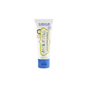 Jack N Jill Natural Certified Toothpaste Bubblegum 6m+, 50g Jack N Jill Natural Certified Toothpaste Bubblegum 6m+, 50g