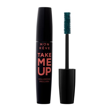 Mon Reve Take Me Up Mascara 04 Emerald, 12ml Mon Reve Take Me Up Mascara 04 Emerald, 12ml