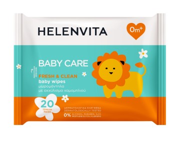 Helenvita Baby Μωρομάντηλα με Χαμομήλι 20τμχ Helenvita Baby Μωρομάντηλα με Χαμομήλι 20τμχ