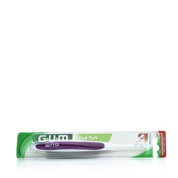 حواف مستدقة من GUM End Tuft (308) ، فرشاة أسنان