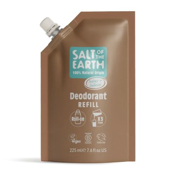 Salt of the Earth Deodorant Roll-On Refill GInger & Jasmine, 225ml