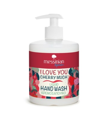 Messinian Spa Flüssiges Handwaschmittel „I Love You Cherry Much“, 400 ml