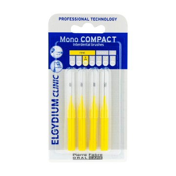 Elgydium Clinic Monocompact, Μεσοδόντια Βουρτσάκια 1mm 4τμχ Elgydium Clinic Monocompact, Μεσοδόντια Βουρτσάκια 1mm 4τμχ