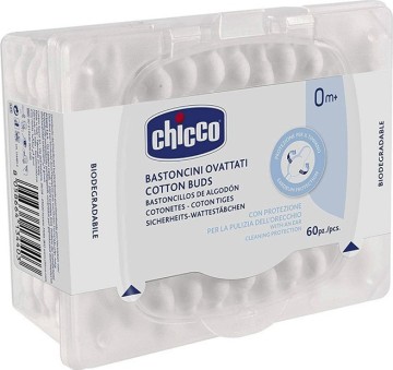 Chicco Safety Nettoyeurs d'Oreilles 60 pcs