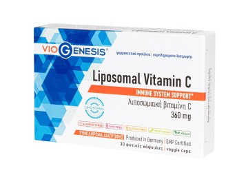 VioGenesis Liposomal Vitamin C 360mg, 30 Φυτικές Κάψουλες VioGenesis Liposomal Vitamin C 360mg, 30 Φυτικές Κάψουλες