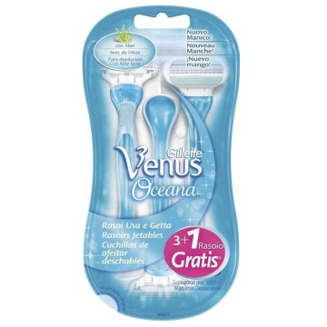 Gillette Venus Oceana Γυναικεία Ξυραφάκια 3+1 Δώρο