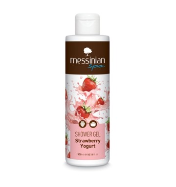 Messinian Spa Shower Gel Strawberry Yogurt 300ml Messinian Spa Shower Gel Strawberry Yogurt 300ml