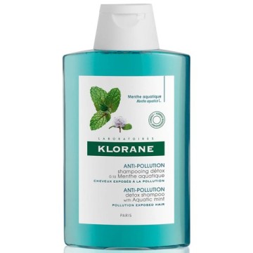 Klorane Aquatique Menthe, Anti-Pollution Shampoo 200ml
