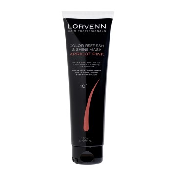 Lorvenn Color Refresh & Shine Маска абрикосовый розовый, 150мл