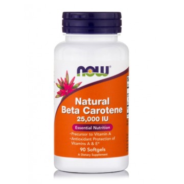 Now Foods Natural Beta Carotene 25.000iu 90 Softgels Now Foods Natural Beta Carotene 25.000iu 90 Softgels