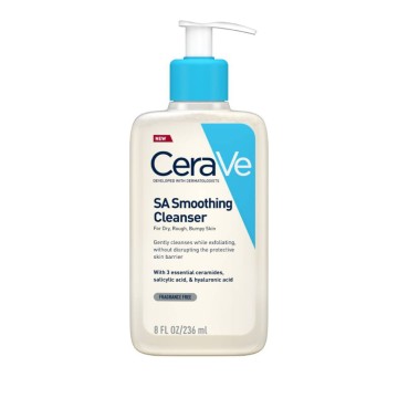 Gel detergente levigante CeraVe SA, detergente esfoliante 236 ml