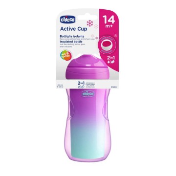 Chicco Active Cup 14m+ Purple & Green, 266ml