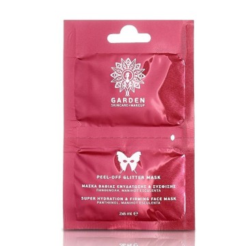 Garden Peel Off Glitter Mask Deep Hydration and Firming Face Mask 2x6ml