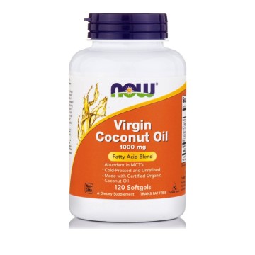 Now Foods Virgin Coconut Oil 1000 mg 120 Weichkapseln