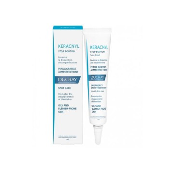 Ducray Keracnyl Stop Care Drying Gel Oily And Blemish-Prone Skin 10ml Ducray Keracnyl Stop Care Drying Gel Oily And Blemish-Prone Skin 10ml