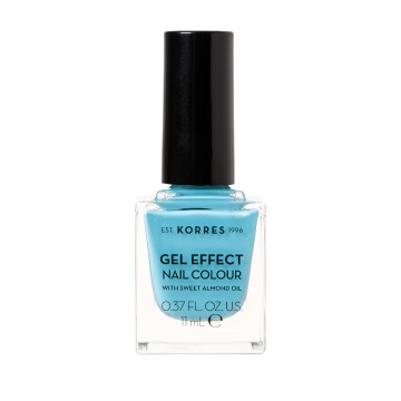 Korres Gel Effect Nail Colour With Sweet Almond Oil Nail Polish 81 Oceanid 11 ml