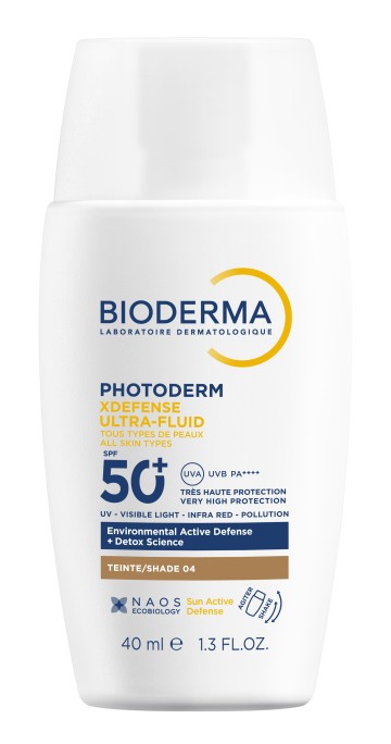 Bioderma Photoderm Xdefense Ultra Fluid Spf50+ Shade 04, 40ml Bioderma Photoderm Xdefense Ultra Fluid Spf50+ Shade 04, 40ml