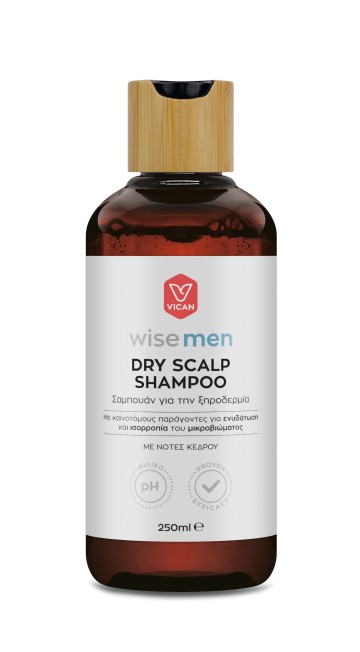 Vican Wise Men Dry Scalp Shampoo, 250ml Vican Wise Men Dry Scalp Shampoo, 250ml