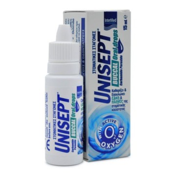 Intermed Unisept Buccal Drops сильное очищающее и заживляющее действие 15 мл