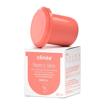 Clinéa Reset n Glow Refill - Sorbet Κρέμα Προσώπου Αντιγήρανσης και Λάμψης 50ml