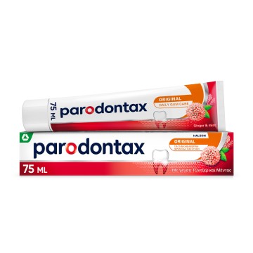 Parodontax Original με γεύση Μέντας και Τζίντζερ, Οδοντόκρεμα για Ο...