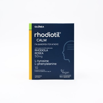 Olonea Rhodiotil Calm, à l'extrait de Rhodiola pour l'anxiété et le sommeil 90 Caps
