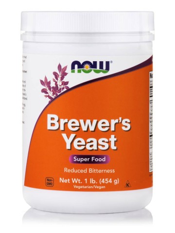 Now Foods Brewers Yeast Debittered Powder 454gr