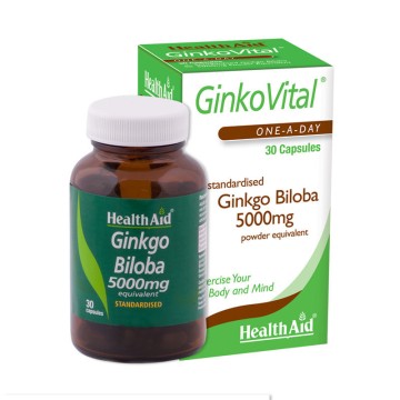 Gesundheitshilfe Ginkgo Biloba 5000 mg 30 Kapseln