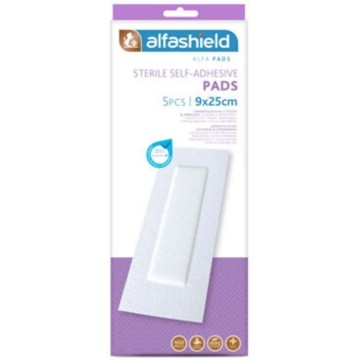 Karabinis Medical Alfashield Tampone Adesivo Sterile 9x25cm 5pz