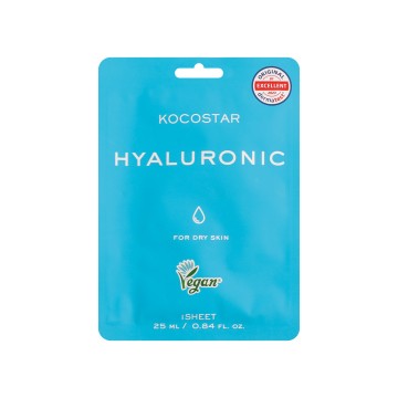 Kocostar Hyaluronic Sheet Εμποτισμένη Μάσκα Θρέψης 25ml Kocostar Hyaluronic Sheet Εμποτισμένη Μάσκα Θρέψης 25ml