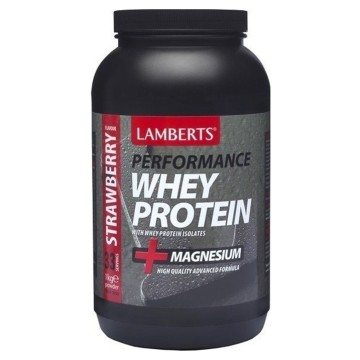 Lamberts Performance Whey Protein with Magnesium, Γεύση Φράουλα 1000gr Lamberts Performance Whey Protein with Magnesium, Γεύση Φράουλα 1000gr