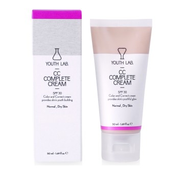 Youth Lab CC Complete Cream Spf 30 Normal - Dry Skin, Καλυπτική Κρέμα με SPF 30 Κανονική - Ξηρή 50ml