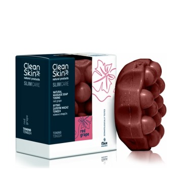 CleanSkin Slim & Hydration Massage Soap Red Grape 100gr -40%