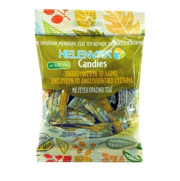 Helenvita Candies, Green Tea Flavored Throat Candies 20pcs