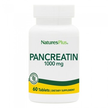 Natures Plus Pancreatin 1000 mg 60 tabs