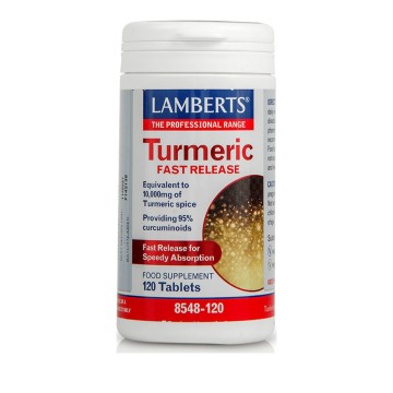 Lamberts Curcuma à libération rapide 10,000 120 mg XNUMX comprimés